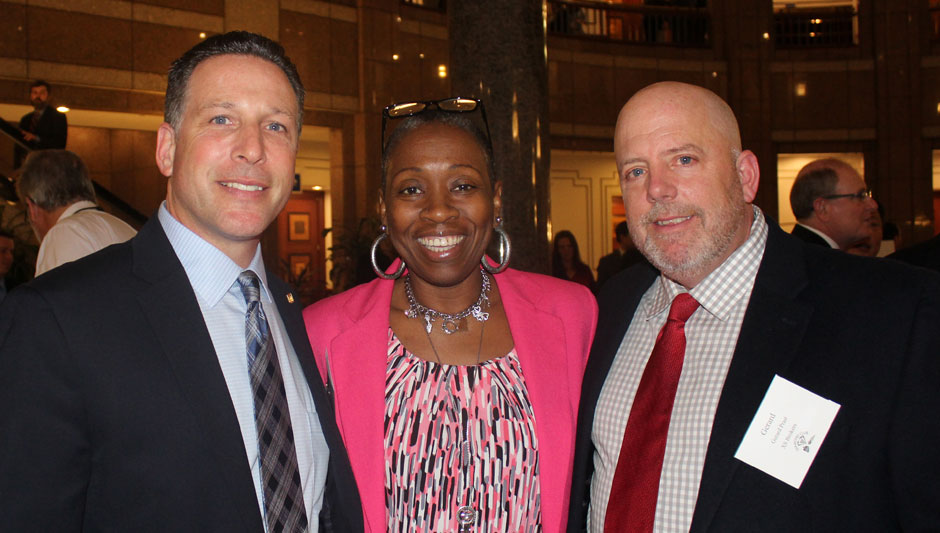 L-R: PIACT past President Howard S. Olderman; Rep. Robyn A. Porter, D-94; and PIACT Director and Legislative Committee Vice Chairperson Gerard Prast, CPIA.